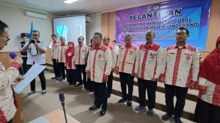 Proses Pelantikan Pengurus DPD Perhiptani Kabupaten Tangerang