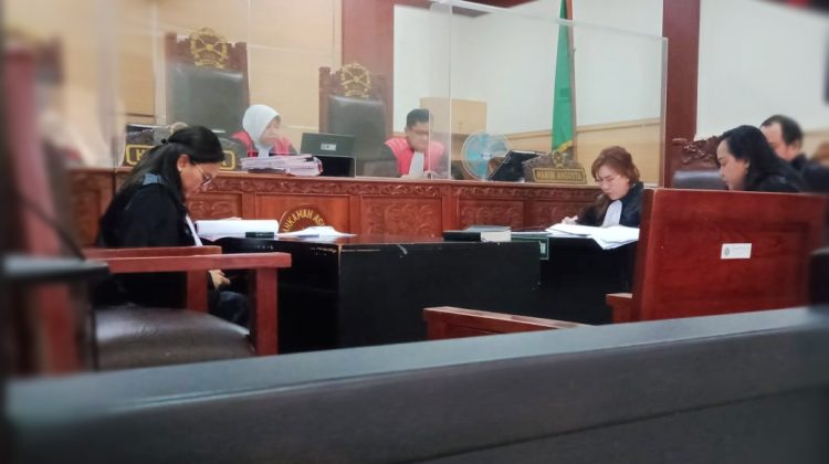 Sidang pembacaan pledoi dari terdakwa Kurniani.