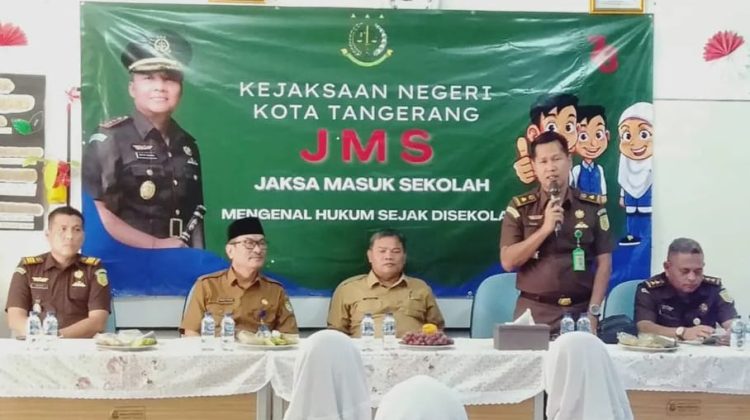 Kejari Kota Tangerang Gelar JMS dan Sosialisasi Cegah Bullying