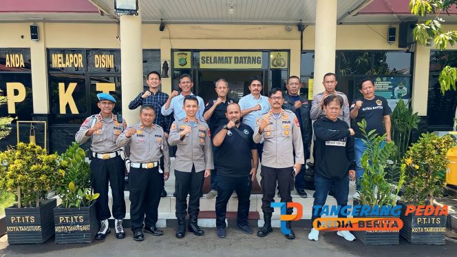 Bangun Sinergi, DPAC PPBNI Satria Banten Kunjungi Polsek Karawaci