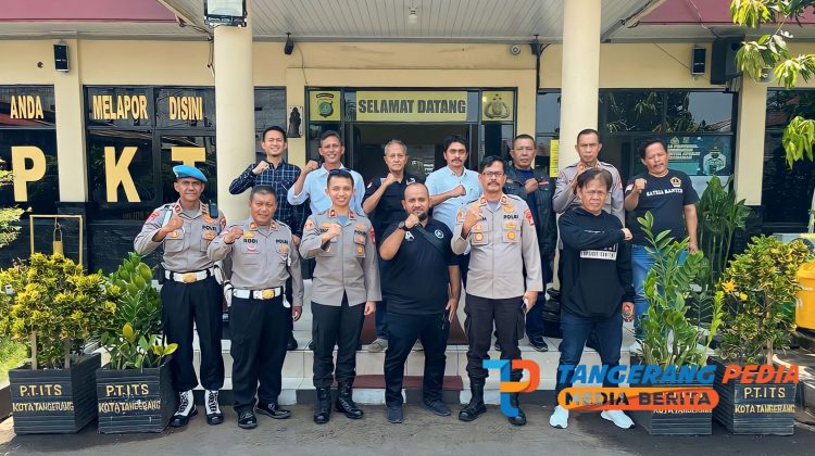 Bangun Sinergi, DPAC PPBNI Satria Banten Kunjungi Polsek Karawaci