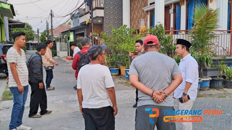 Wakil Ketua DPRD Tinjau Proyek Peninggian Jalan di Perumahan Alam Indah