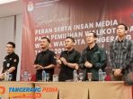 Sosialisasi KPU Kota Tangerang dengan awak media tentang Pilkada serentak 2024.