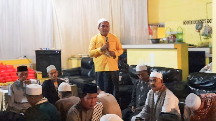 Suasana tasyakuran di kediaman H Supiani
