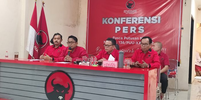 Suasana saat konferensi pers