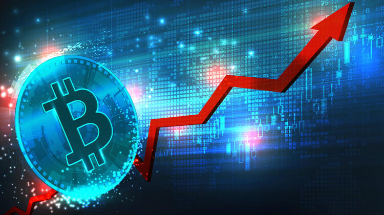 Ilustrasi Lonjakan Harga Bitcoin (foto : Getty Image)