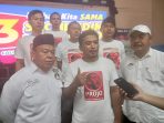 Ketua DPC Projo Kota Tangerang Fery Hertanto dan jajaran pada acara konsolidasi pasangan Sachrudin-Maryono