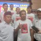 Ketua DPC Projo Kota Tangerang Fery Hertanto dan jajaran pada acara konsolidasi pasangan Sachrudin-Maryono