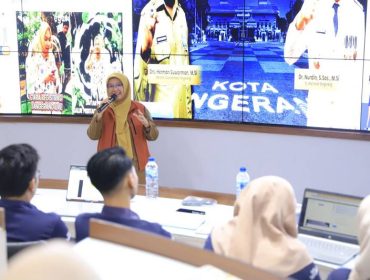 Pemaparan SPBE Versi 2 oleh Kepala Dinas Komunikasi dan Informatika (Diskominfo) Kota Tangerang, Indri Astuti. (Foto :ist)