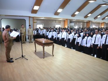 Suasana pelantikan Pegawai Pemerintah dengan Perjanjian Kerja (PPPK) Kota Tangerang (foto : ist)