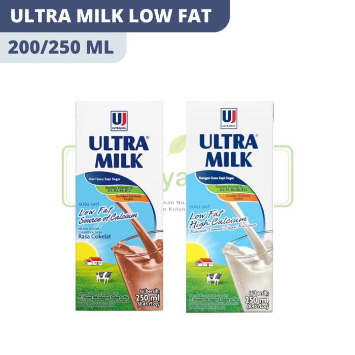 Susu low fat bubuk