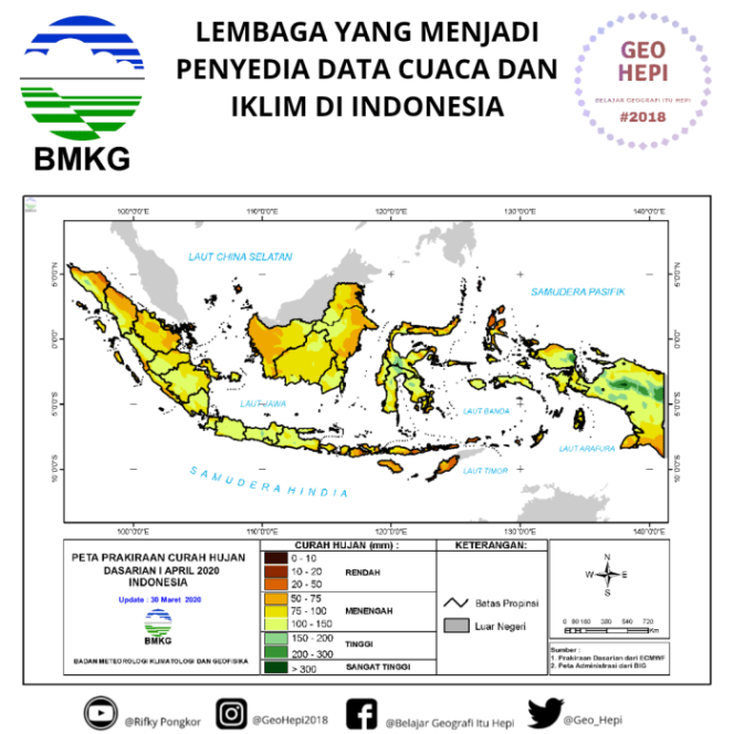 
					Prediksi Cuaca Akurat Hari Ini untuk Seluruh Indonesia