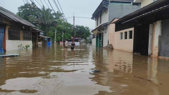 Villa tangerang indah banjir