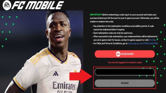 
					Daftar kode redeem aktif untuk game FC Mobile