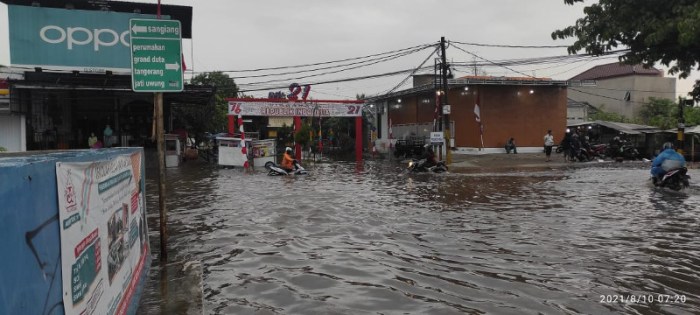 Banjir di kota tangerang hari ini