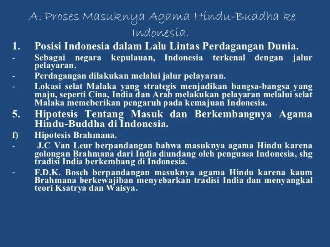 
					Masuknya Hindu Buddha di Indonesia