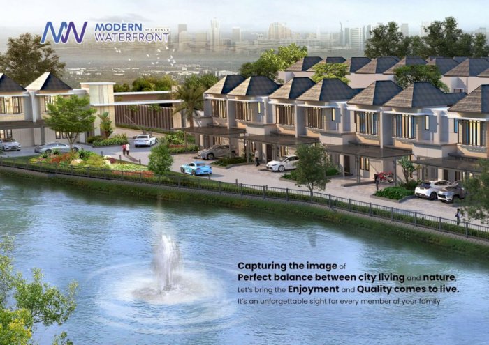 Model pagar laut modern untuk rumah di tangerang