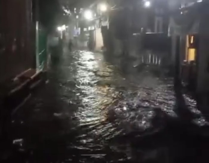 Area banjir tangerang hari ini