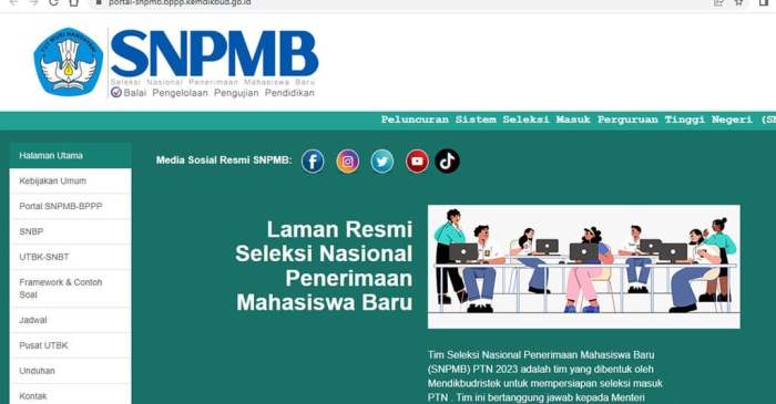 Link resmi pendaftaran SNPMB dan cara aksesnya