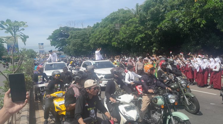 Sachrudin-Maryono Diarak Menuju Puspem Kota Tangerang Pasca Pelantikan