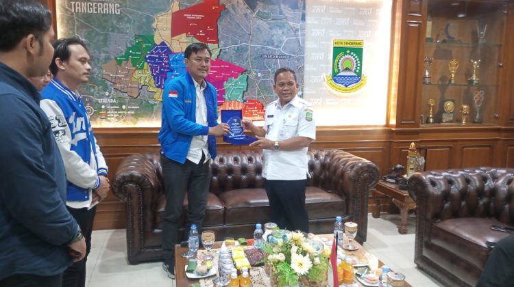 Pj Walikota Tangerang Dr. Nurdin menerima KNPI Kota Tangerang (foto: ist)