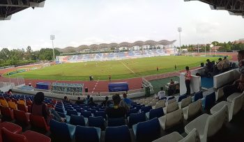 Pertandingan Persikota Tangerang imbang 3:3 melawan Nusantara United FC (foto : tangerangpedia.com)