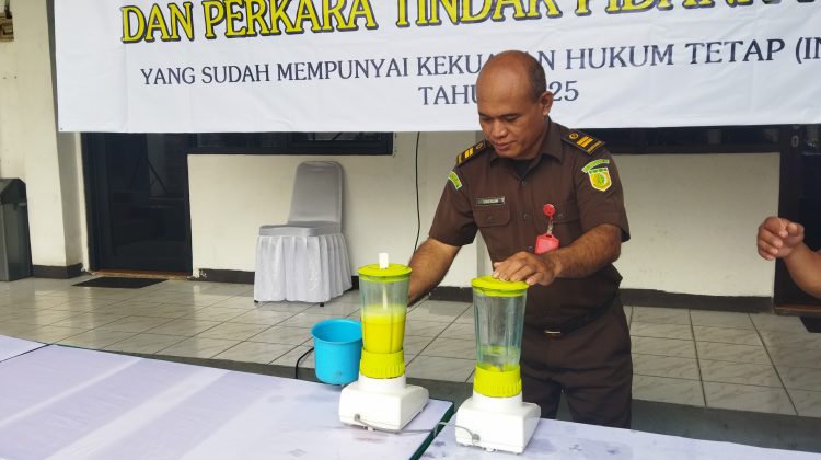 Barang Bukti Tindak Kejahatan Dimusnahkan Kejari Kota Tangerang, Berikut Rincianya