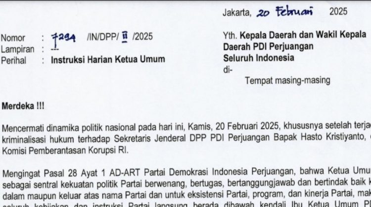 Megawati Soekarno Putri Instruksikan Kepala Daerah dan Wakil Kepala Daerah PDIP Tak Ikut Retret, Ini Sebabnya