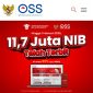 Tampilan OSS untuk pengurusan NIB