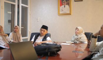 Kabid Diskominfo Kota Tangerang, Ian Chavidz Rizqiullah dalam pertemuan dengan FK KIM (Foto: Ist)
