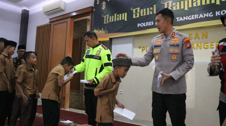 Kapolres Metro Tangerang Kota, Kombes Pol Zain Dwi Nugroho mengunjungi Yayasan Putra Asih Tangerang (Yapata) (foto: ist)