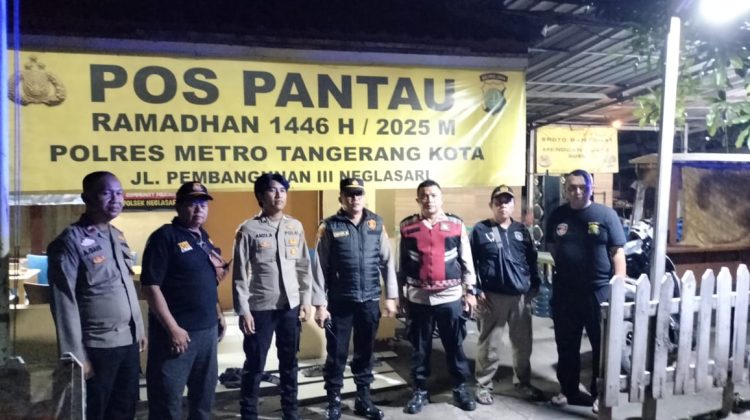 Polsek Neglasari bersama Polsek Benda menggelar Operasi Cipta Kondisi (foto:ist)