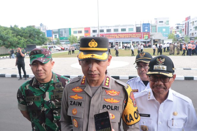 Persiapan Lebaran  518 Personel Gabungan Apel Bersama Polres Metro Tangerang Kota