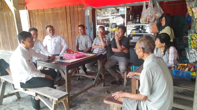 Camat Tangerang Sambangi Pedagang Tekstil di Babakan, Sosialisasi Program Pemerintah Kota