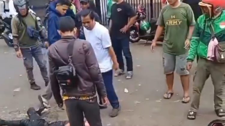 Viral, Maling Motor di Kelapa Dua Diamuk Masa