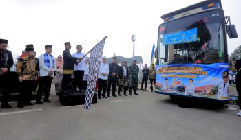 Peluncuran Angkutan Sekolah Gratis Kota Tangerang (foto:ist)