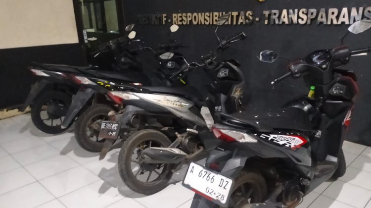 Barang Bukti Pelaku Curanmor (foto:ist)