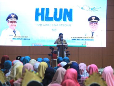 Wali Kota Tangerang, H. Sachrudin pada acara puncak peringatan HLUN 2025 (foto:ist) 