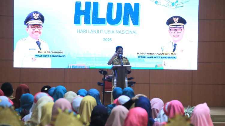 Wali Kota Tangerang, H. Sachrudin pada acara puncak peringatan HLUN 2025 (foto:ist)
