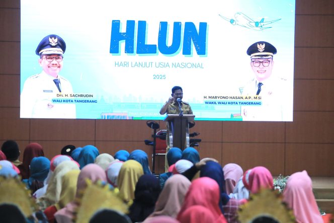 
Wali Kota Tangerang, H. Sachrudin pada acara puncak peringatan HLUN 2025 (foto:ist) 