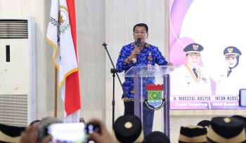 Bupati Moch Maesyal Rasyid kukuhkan perpanjangan masa jabatan BPD dan lantik PABPDSI (foto: ist)