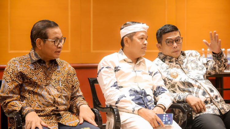 Gubernur DK Jakarta, Pramono Anung(kiri) Gubernur Jawa Barat Dedi Mulyadi (tengah).Gubernur Banten Andra Soni(kanan) (Foto: ist)