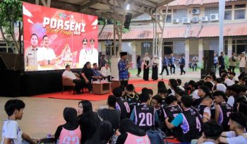 Pembukaan Pekan Olahraga dan Seni (Porseni) Bola Basket 2025 tingkat SMP (foto:ist)