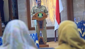 Sekretaris Daerah (Sekda) Kota Tangerang, Herman Suwarman saat sosialisasi Aplikasi PATEN di Ruang Rapat Akhlakul Karimah (foto: ist)
