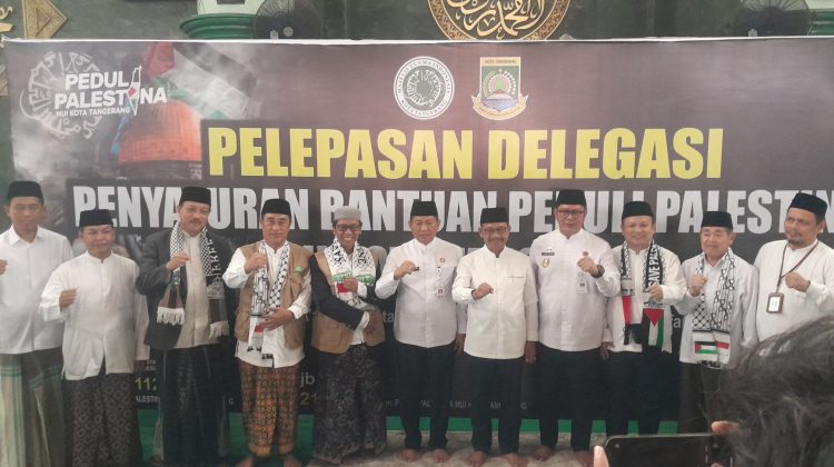 Delegasi Penyaluran Bantuan ke Palestina di Kota Tangerang Siap Berangkat