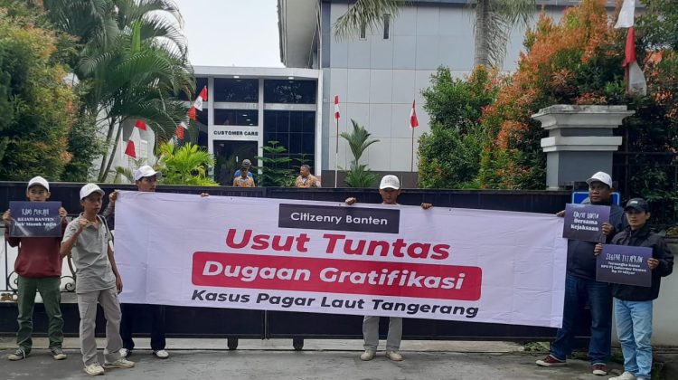 Aksi Citizenry Banten desak pengusutan pagar laut