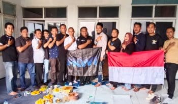 FKWT Kota Tangerang saat Gelar Tasyakuran Resmikan Sekretariat Baru di hadiri Humas Polres Metro Tangerang