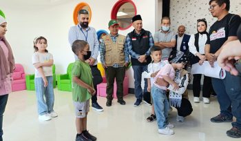 Kunjungan kemanusiaan Tim MUI Kota Tangerang bersama Turidi Susanto ke King Hussein Cancer Center (KHCC) di Amman (foto:ist)