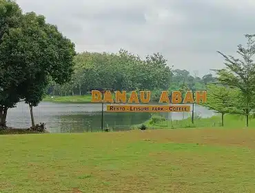 Salah satu spot view Restoran Danau Abah (foto: ist)