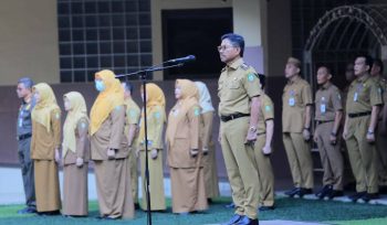 Wali Kota Tangerang Sachrudin Ajak Warga Tingkatkan Empati Saat Apel Pegawai Pemerintah Kota Tangerang (foto: ist)